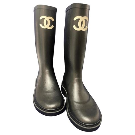 chanel gummistiefel damen